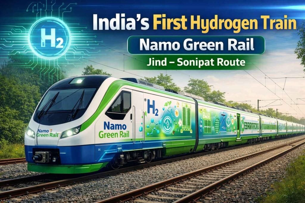 India Launches Its First Hydrogen-Powered Train, Marking a Major Milestone in Green Transportation