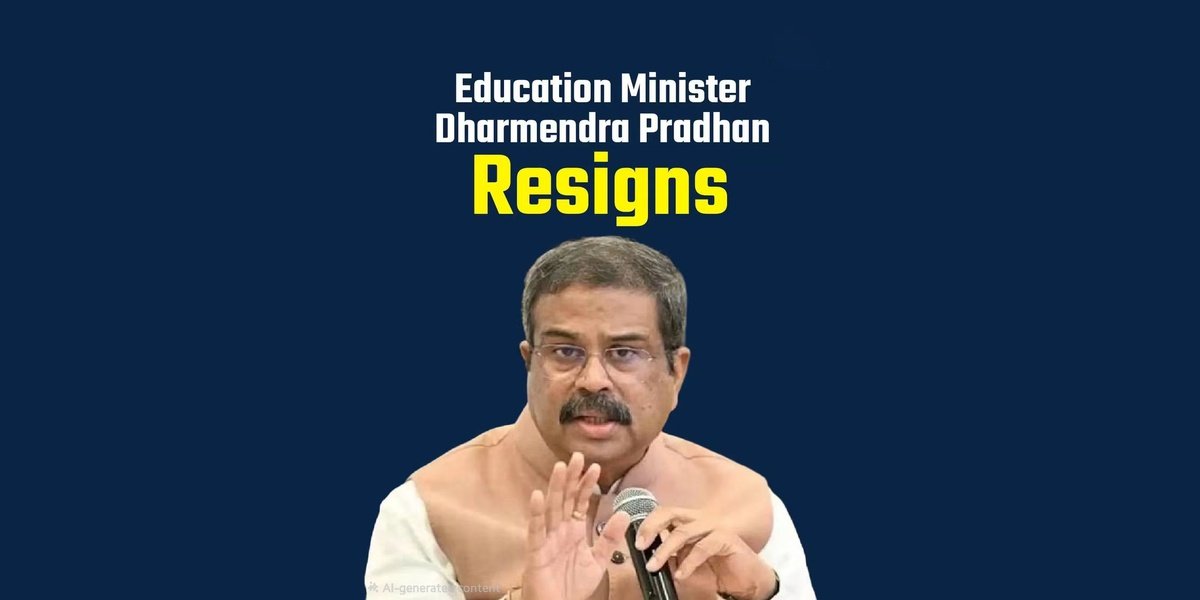 Dharmendra Pradhan Resigns as Union Education Minister Amid Nationwide Student Protests